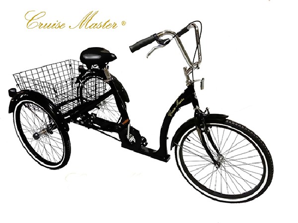 HUSKY CRUISE MASTER 24" ADULT TRICYCLE MODEL T-324 - BLACK - Code: 160-401