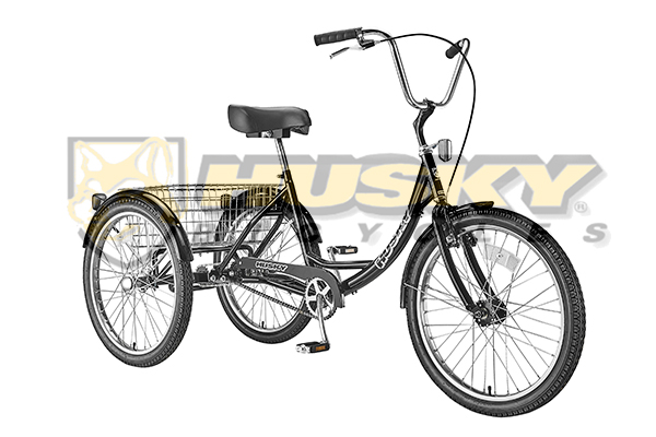 HUSKY 24" T-124C INDUSTRIAL TRICYCLE - T-124C - Code: T-124