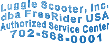 Luggie Scooter, Inc. dba FreeRider USA Authorized Service Center 702-568-0001