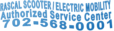 RASCAL SCOOTER / ELECTRIC MOBILITY Authorized Service Center 702-568-0001